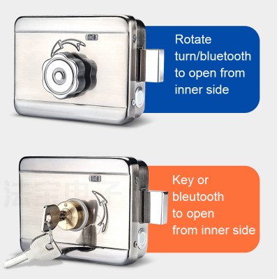 High security Wifi bluetooth ttlock key card digital magnetic door lock safe smart door lock actuator for hotel