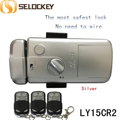 LY15CR2 hot sell factory price wireless hidden lock high security electric outside invisible door lock